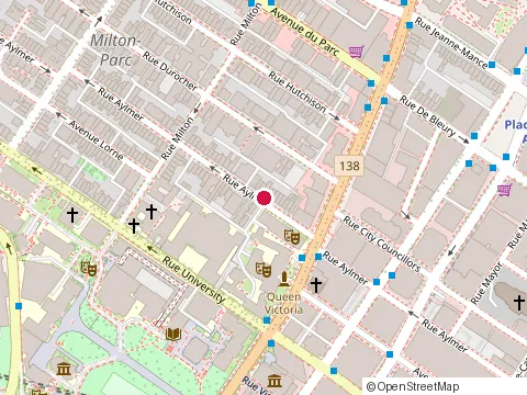 Location of Terrasses Embassy at 3440 Rue Durocher, Montréal