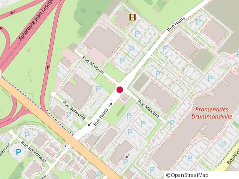 Location of The Brick at 870 Hains St, Drummondville
