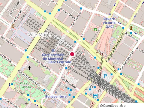 Location of The Canadian Maritime Law Association at 800-1000 Rue de la Gauchetière O, Montréal