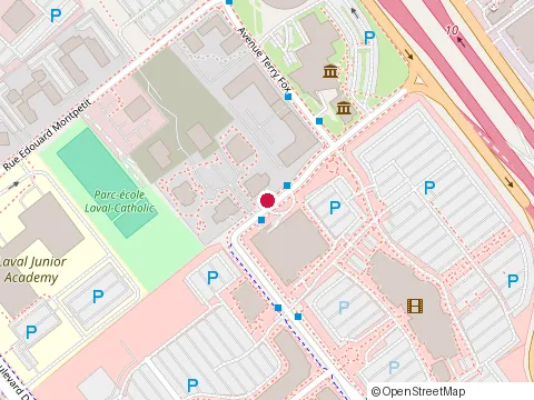 Location of 3 Brasseurs - Centropolis Laval at 2900 avenue Pierre-Péladeau, Laval