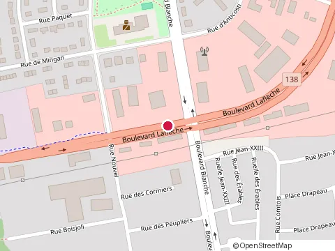 Location of Acq Nord-Est du Québec (Succursale de Baie-Comeau) at 1001 Boulevard Lafl?Che, Baie-Comeau