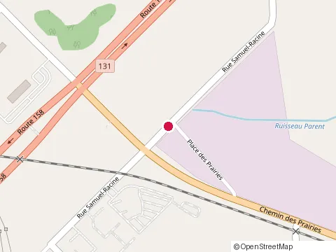 Location of Benny&Co. Joliette Route 158 at 890 Rue Samuel-Racine, Joliette