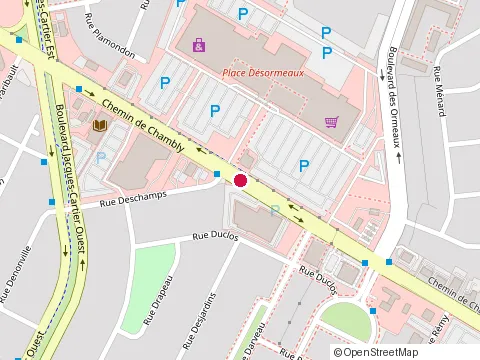 Location of Benny&Co. Longueuil at 2800 chemin de Chambly, Longueuil