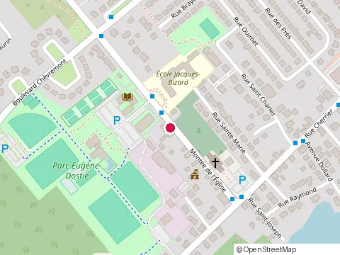 Location of Bibliothèque de l'Île-Bizard at 500 Montée de l Église l, Île-Bizard