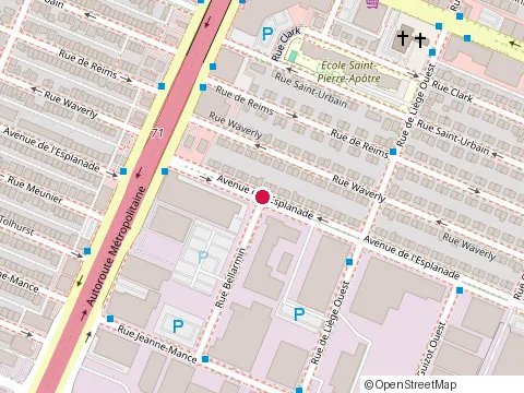 Location of Bpa at 8580 Avenue de l'Esplanade, Montréal