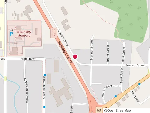 Location of Equisure Financial Network Inc at 590 Graham Dr, North Bay