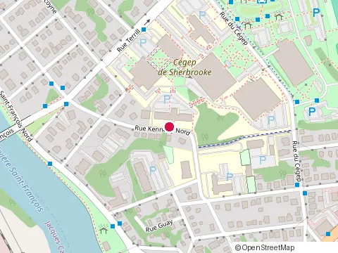 Location of Cégep de Sherbrooke at 355 Rue du Cegep, Sherbrooke