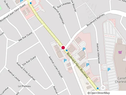 Location of Chez Ashton at 9480 boulevard Henri-Bourassa, Québec