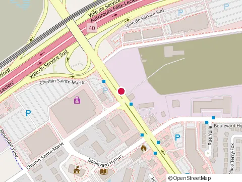 Location of Colas Québec at 3125 Boulevard Saint-Charles, Kirkland