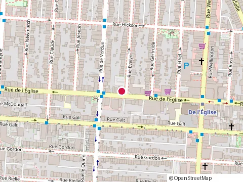 Location of Commission des Ecoles Cthlqs at 1100 5E Ave, Verdun