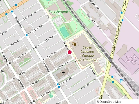 Emplacement de Complexe Sportif Cegep Limoilou au 1398 8E Ave, Québec