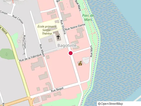 Location of Downtown la Baie Corporation at 422 Rue Victoria, La Baie