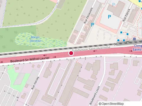 Emplacement de Environnement Routier N R J Inc au 4865 boulevard Sir-Wilfrid-Laurier, Saint-Hubert