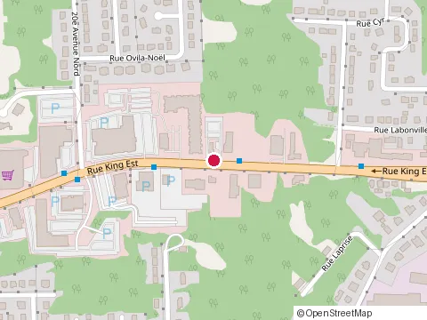 Location of Fix Auto at 1300 Rue King Est, Sherbrooke