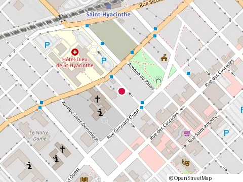 Location of Ing Canada Inc at Cp 1000 Succ Bureau-Chef, Saint-Hyacinthe