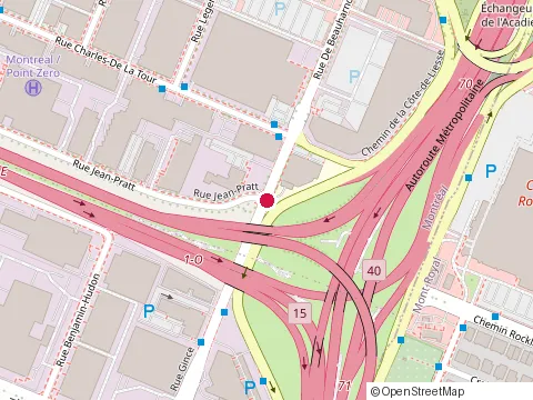 Location of Magil at 1655 Rue de Beauharnois O, Montréal