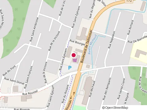 Location of Maxi Chicoutimi Roussel at Rue Roussel Chicoutimi-Saguenay 2120, Québec