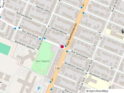 Location of Restaurant de l'Ithq at 3535 Rue Saint-Denis, Montréal