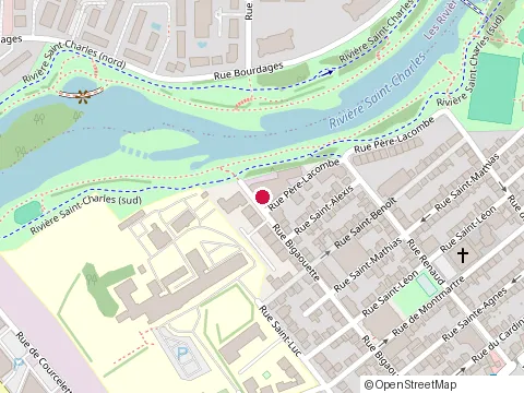 Location of Restaurant Marie Antoinette at 25 Rue Bigaouette, Québec