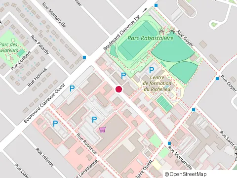 Location of Ski Saint-Bruno at 550 Rang des Vingt-Cing E, Saint-Bruno-de-Montarville