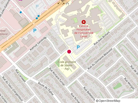 Location of St-Foy Elementary at 1240 Rue Julien-Green, Québec