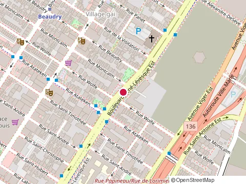 Location of Stikeman Elliott at 1155 boulevard René-Lévesque O #4100, Montréal