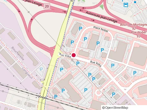 Location of Sushi Shop at 1151 Place Nobel, Boucherville