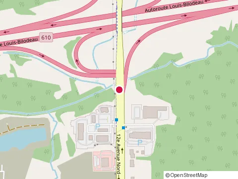 Location of Sushi Shop at 2015 12E Avenue N, Sherbrooke