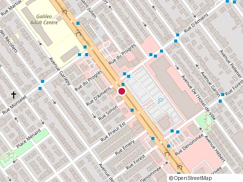 Location of Visique - Montréal-Nord at 10672 Boulevard Pie-Ix, Montréal-Nord