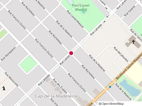 Location of Visique- Trois-Rivières at 122 Rue Rocheleau, Trois-Rivières