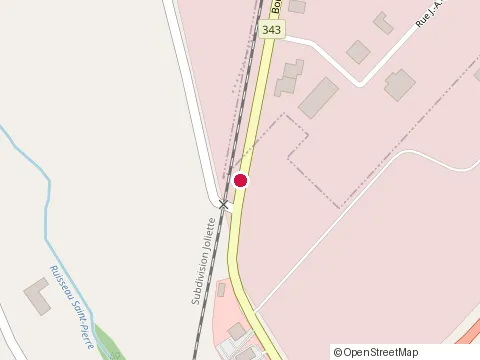 Location of Association des Professionnels de la Construction et de l'Habitation du Quebec Inc at 490 boulevard de l'Industrie, Joliette