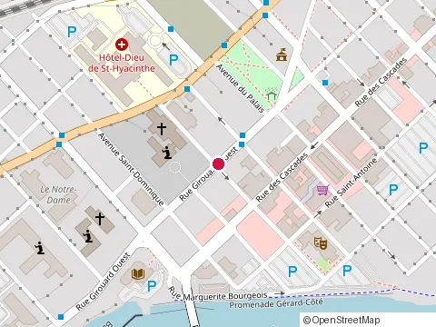 Location of Club de l'Age d'Or Maskoutain at 925 avenue de l'Hotel-Dieu, Saint-Hyacinthe