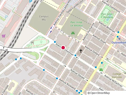 Emplacement de Comite de Hockey Mineur Mro au 999 Mceachran Av, Outremont