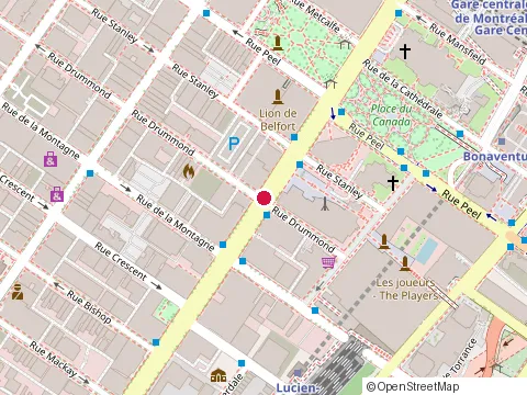 Location of Mario Langlois Avocat S.A. at Rene-Levesque Blvd W Fl 20, Montréal