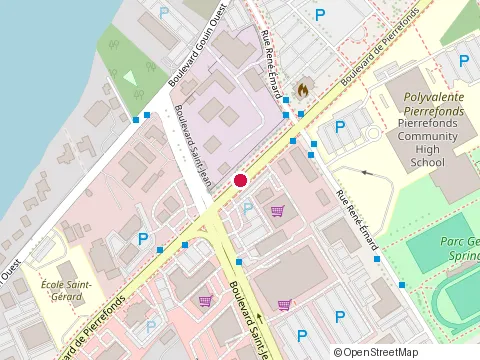 Location of Pizza Hut at 14140 boulevard de Pierrefonds, Pierrefonds
