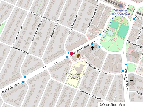 Location of Reginald J. P. Dawson Library at 1967 Boulevard Graham, Mount Royal