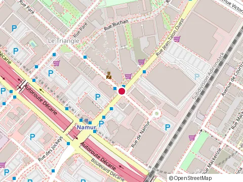 Location of Restaurant Boustan at 5150 Rue Jean-Talon O, Montréal