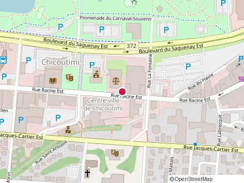 Location of Restaurant Pachon at 255 Rue Racine E, Chicoutimi