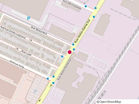 Location of Syndicat des Debardeurs at 7020 Rue Notre-Dame E, Montréal