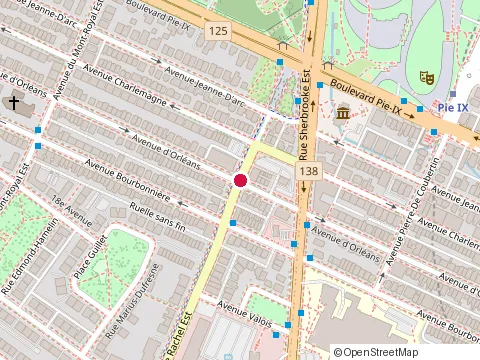 Location of Univesta Assurances et Services Financiers at 3925 Rue Rachel E #100, Montréal