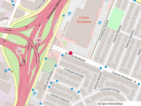 Location of A&W (Canada) at Chemin Rockland Foire Alimentaire 2305, Mont-Royal