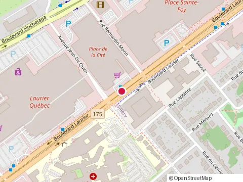 Location of A&W Canada at 2700 Laurier Blvd, Québec