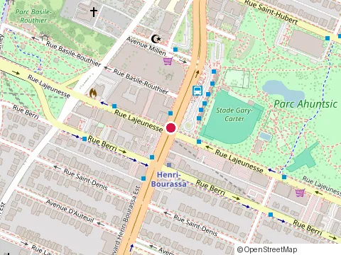 Location of A&W Canada at Boulevard Henri-Bourassa Est Petro Canada 545, Montréal