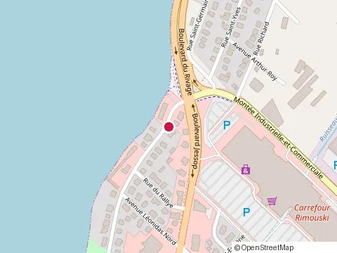 Location of A&W Canada at 419 Jessop Blvd, Rimouski