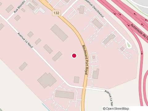 Location of A&W Canada at 1610 Boulevard de Port Royal, Bécancour