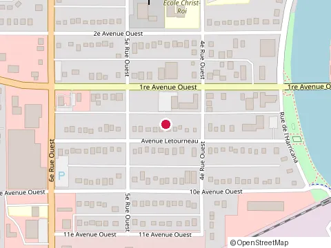 Location of A&W Canada at 832 1Re Avenue Ouest, Amos