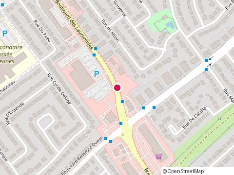 Location of Amerispa at 2410 Laurentian Autoroute, Laval