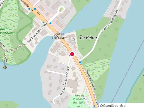 Location of Arriscraft International at 123 boulevard Labelle, Rosemère