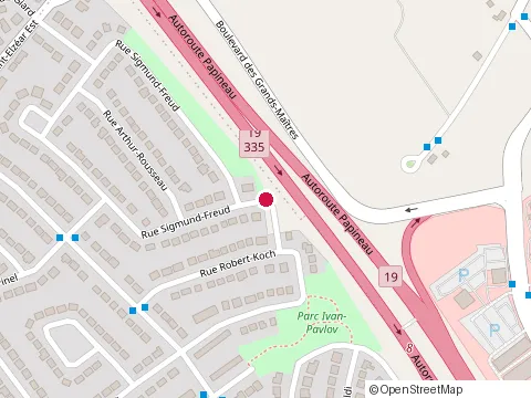 Location of Boston Pizza at 5840 boulevard Robert-Bourassa, Laval