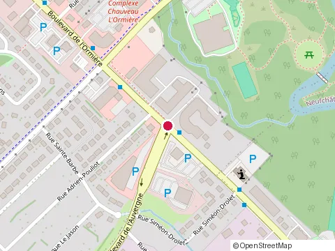 Location of Boston Pizza at 8445 Bd de l'Ormière, Québec